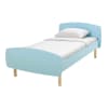 Lit enfant 90x190 en bois bleu